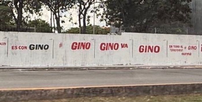 “ES CON GINO” | Para recuperar la centralidad política, Gino prepara Informe multitudinario y pintan bardas con su nombre