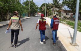 Supervisa Ana Paty obras en colonias regularizadas