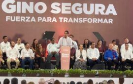 APOYO TOTAL DE MARA | Gino junta a la nomenklatura de MORENA en su Informe, y refrenda que es el candidato más fuerte