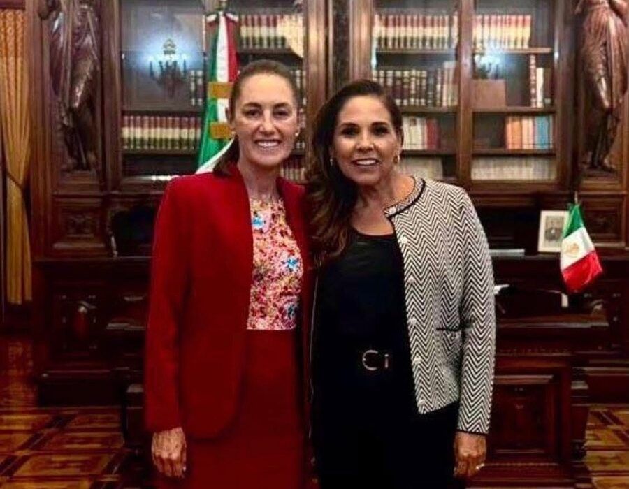 Mara se reúne con Claudia Sheinbaum en Palacio Nacional
