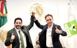 Renán Sánchez Tajonar se reúne con Manuel Velasco para fortalecer la coordinación legislativa del Partido Verde