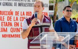 Arranca obra de red de agua potable en Colonia Cristal de Tulum