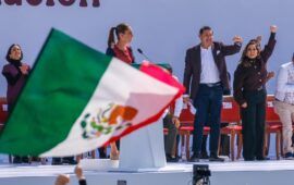 Participa Mara de la celebración por los 7 años de la 4T en el Zócalo