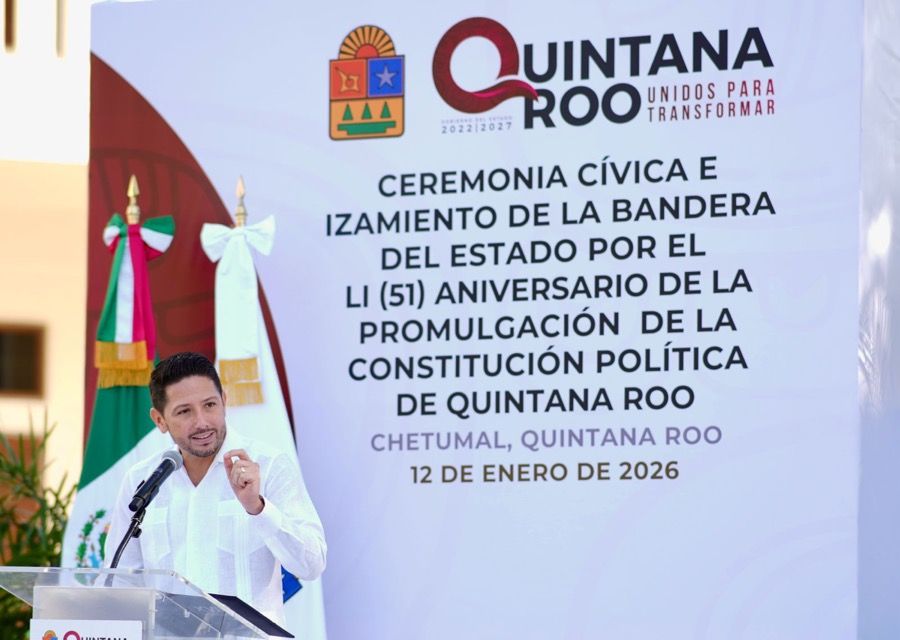 Renán Sánchez Tajonar reafirma el compromiso del Congreso con una Constitución viva que genere bienestar para Quintana Roo