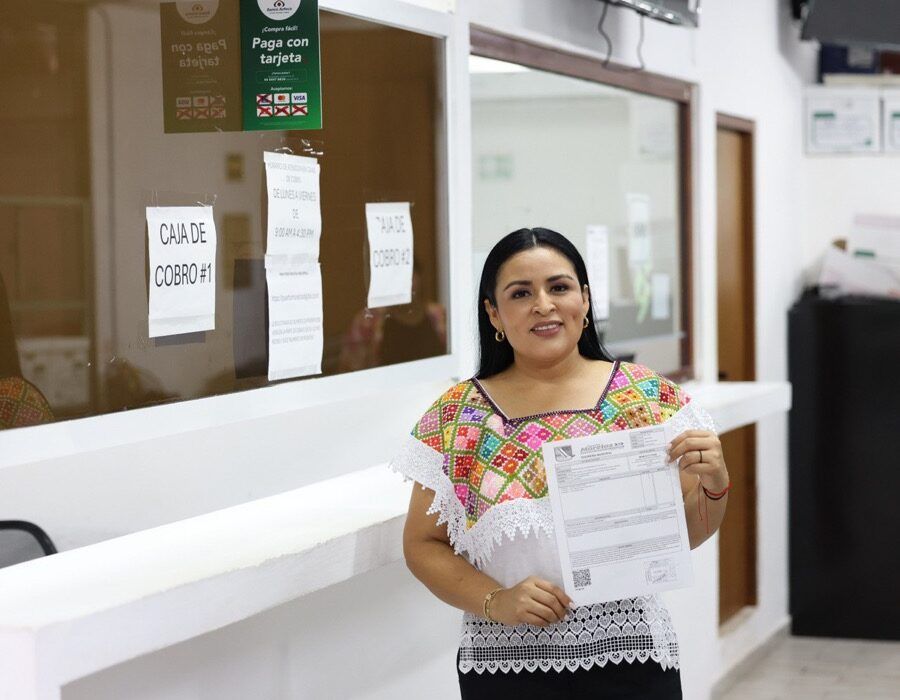 Agradece Blanca Merari respaldo de los contribuyentes que ya pagaron el predial 2026