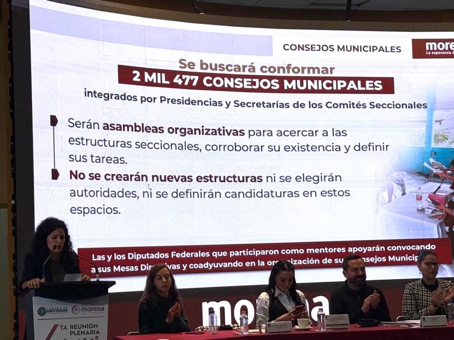 MORENA inicia la integración de Consejos Municipales, pero no serán nuevas estructuras ni definirán candidaturas