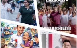 Sanén, Gutiérrez y Rébora aceleran campaña en redes por la candidatura de Cancún