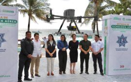 “Fortalecemos la seguridad de Puerto Morelos con drones y la certificación de 29 policías”: Blanca Merari