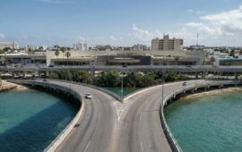 Proyectan dos rutas de autobús que atravesarán el Puente Nichupté