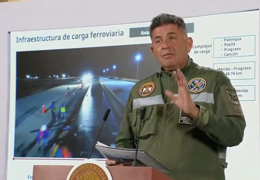 Tren Maya trasladaría carga antes del fin de año, dice SEDENA