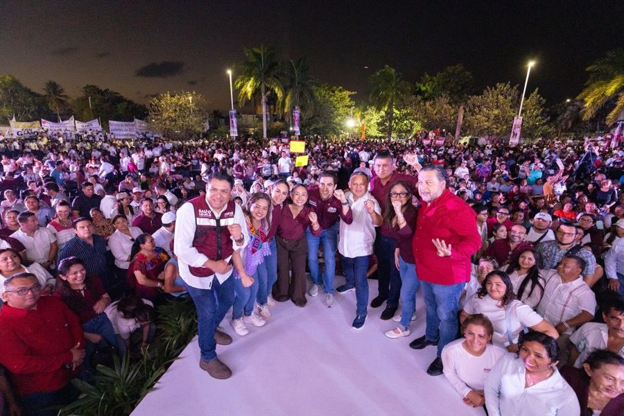 Gino hace un multitudinario “destape” en Chetumal ¿el marismo manda mensaje de que la estructura local es suya y no hay dos opciones?