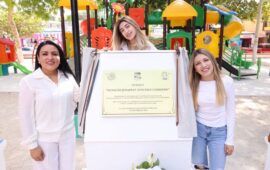 Develan placa de nombramiento del Parque “Ignacio Josaffat Sánchez Cordero”