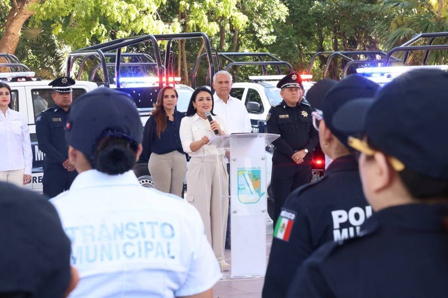 Entrega Blanca Merari 15 nuevas patrullas a Seguridad Ciudadana