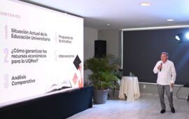 Presenta Dr Pech iniciativa para incrementar recursos de la Uqroo hasta al menos 4% del presupuesto de egresos anual del Estado