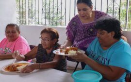 Inaugura Blanca Merari comedor comunitario en Leona Vicario