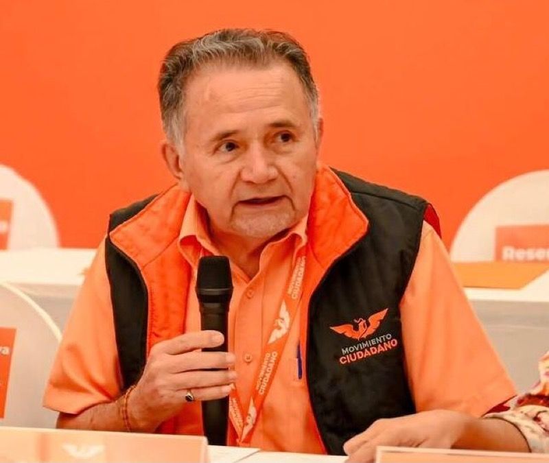 Pech asegura que en MC no se está negociando una candidatura de Gustavo Miranda