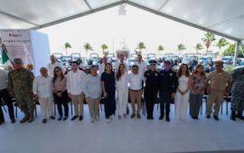 INVERSIÓN DE 100 MDP | Mara Lezama entrega equipamiento para reforzar seguridad en Quintana Roo
