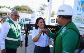 Entrega Blanca Merari nuevas unidades operativas a Servicios Públicos