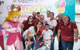 Más de 30 mil niñas y niños de 125 comunidades de Quintana Roo festejan el Día de la Niña y el Niño