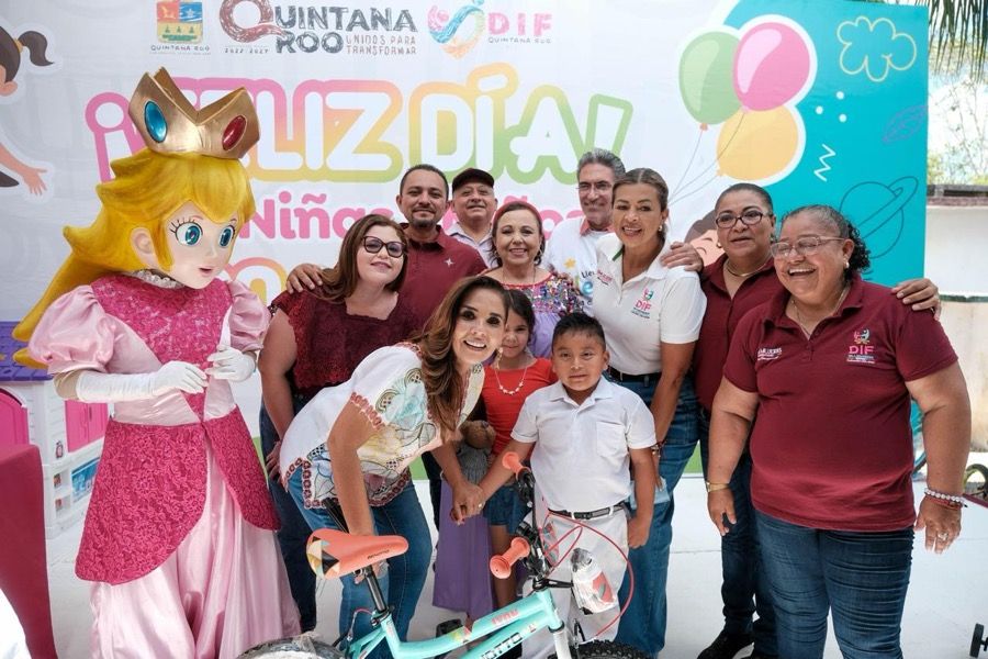 Más de 30 mil niñas y niños de 125 comunidades de Quintana Roo festejan el Día de la Niña y el Niño