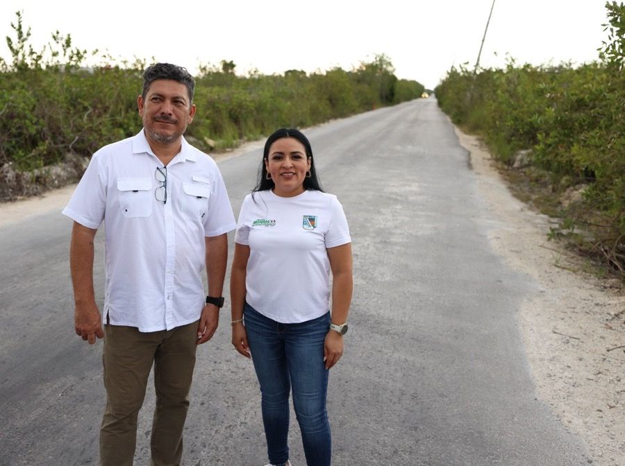 Anuncia Blanca Merari la reconstrucción de acceso a Bahía Petempich en su segunda etapa