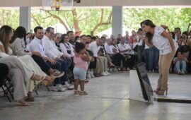 Pablo Bustamante acompaña a la Gobernadora Mara Lezama a la Primera Feria de la Paz en Cancún