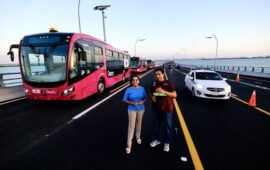 Comienzan las pruebas de MOBI de la Ruta 27 con conexión al Puente Nichupté y Arco Norte