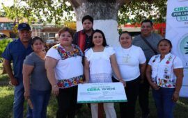 Encabeza Blanca Merari circuito verde por un Puerto Morelos sostenible