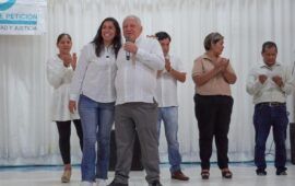 Marybel Villegas y Rafa Marín se muestran juntos, y piden unidad y mantener vivos los ideales de MORENA