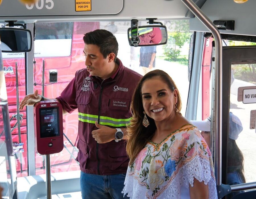 Chetumal recibe los primeros autobuses eléctricos Taruk | “Es la primera ciudad del país con estas unidades”: Mara Lezama
