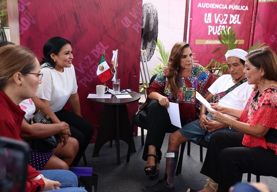 Mara Lezama y Blanca Merari encabezan en Puerto Morelos la audiencia pública “La Voz del Pueblo”