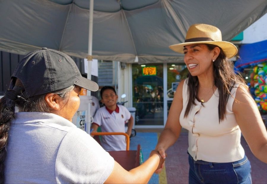 “Hacemos gestiones por mejores servicios y desarrollo económico” | Marybel Villegas visita Playa del Carmen