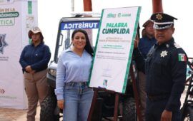 Activa Blanca Merari la Policía de Proximidad Turística en Puerto Morelos