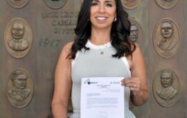 Marybel Villegas y Gino Segura solicitan licencia y van por la gubernatura de Quintana Roo