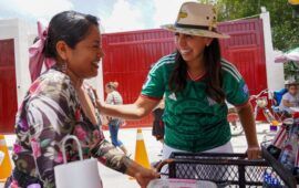 Marybel Villegas reafirma en las calles de Cancún su decisión de construir un nuevo capítulo para Quintana Roo