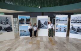 Invita Blanca Merari a disfrutar de la exposición itinerante “Espejos del tiempo, el rostro de Puerto Morelos” en la estación del Tren Maya