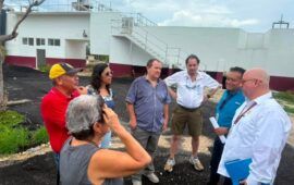 Visita director de CAPA planta San Miguelito en Cozumel, para verificar operación