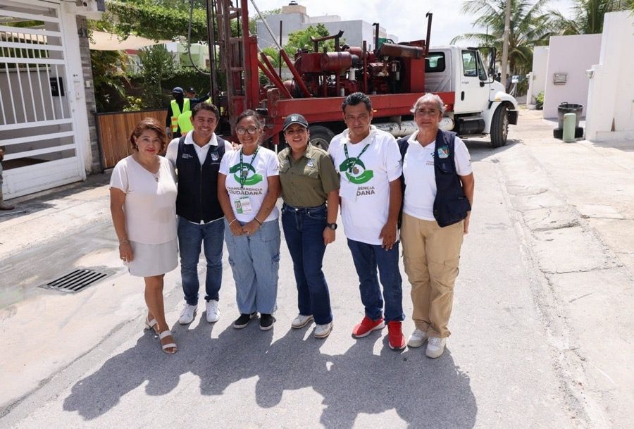 Da Blanca Merari arranque al mantenimiento de 138 pozos de absorción en Puerto Morelos