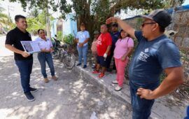 Anuncia Blanca Merari el próximo inicio de obra de pavimentación de las calles 5 y 6 en Tierra Nueva