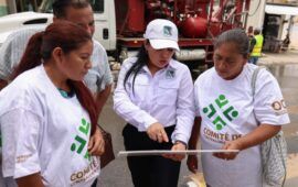 “Iniciamos el mantenimiento de pozos en Leona Vicario”: Blanca Merari
