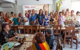 Realiza Marybel Villegas diversos eventos y recorrido por Chetumal