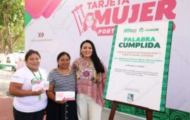 Blanca Merari pone en marcha el programa Tarjeta Mujer Portomorelense y Mujer Leonense