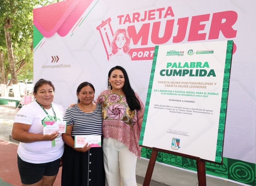 Blanca Merari pone en marcha el programa Tarjeta Mujer Portomorelense y Mujer Leonense