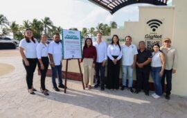 Puerto Morelos activa wi-fi gratuito en el Parque Fundadores