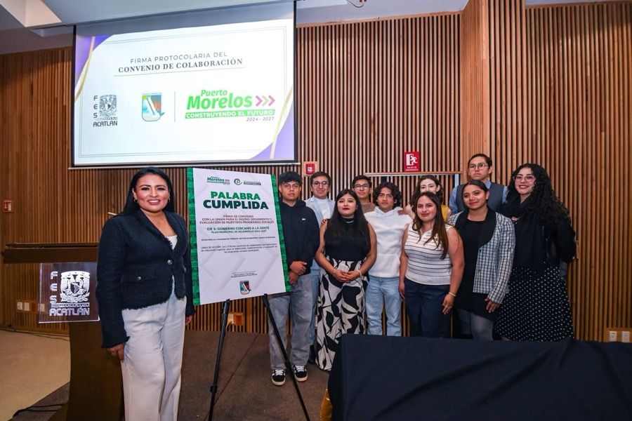 Firma Blanca Merari convenio con la UNAM para impulsar políticas públicas