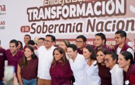 Renán Sánchez Tajonar participa en asamblea de defensa de la transformación encabezada por la gobernadora Mara Lezama