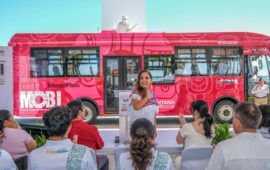 Inicia Mara Lezama operación de MOBI Chetumal con los primeros autobuses eléctricos TARUK, hechos en México