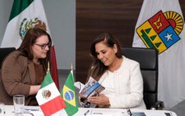 Fortalece Mara Lezama alianza con Brasil para recuperar el turismo brasileño y ampliar conectividad aérea con Cancún