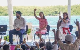 “Quintana Roo recibe a una presidenta que construye bienestar, desarrollo y soberanía para México”: Marybel Villegas