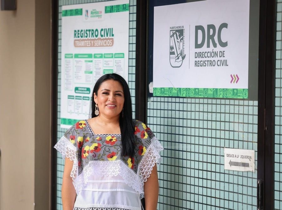 “Se facilitan servicios y trámites de Registro Civil a las familias de Puerto Morelos”: Blanca Merari